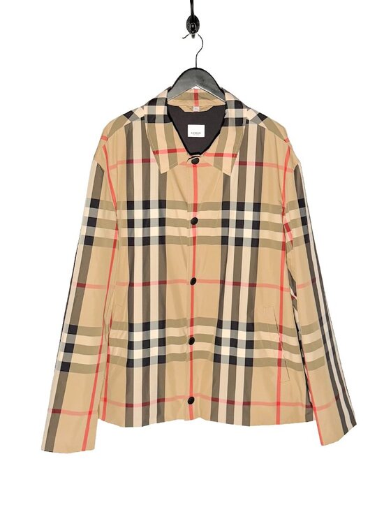 Burberry Other - Burberry Beige Archive Check Nylon Shirt Jacket